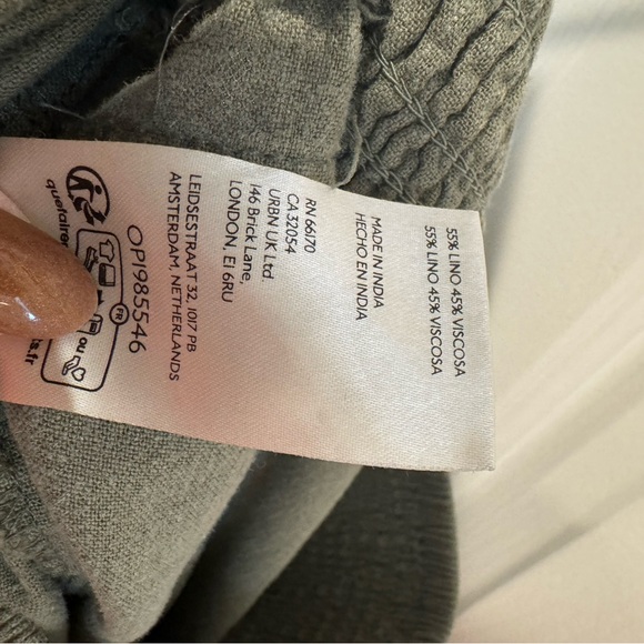 Pilcro Olive Wide Leg Pants - Picture 11 of 12